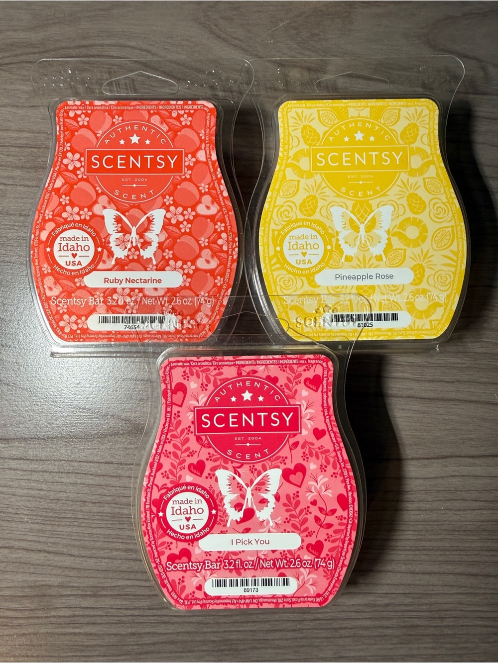 Lot of 3 Scentsy Wax Melts